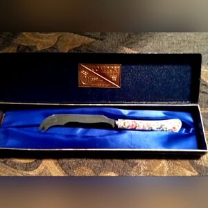 VINTAGE CHEESE KNIFE"COALPORT FINE BONE CHINA"